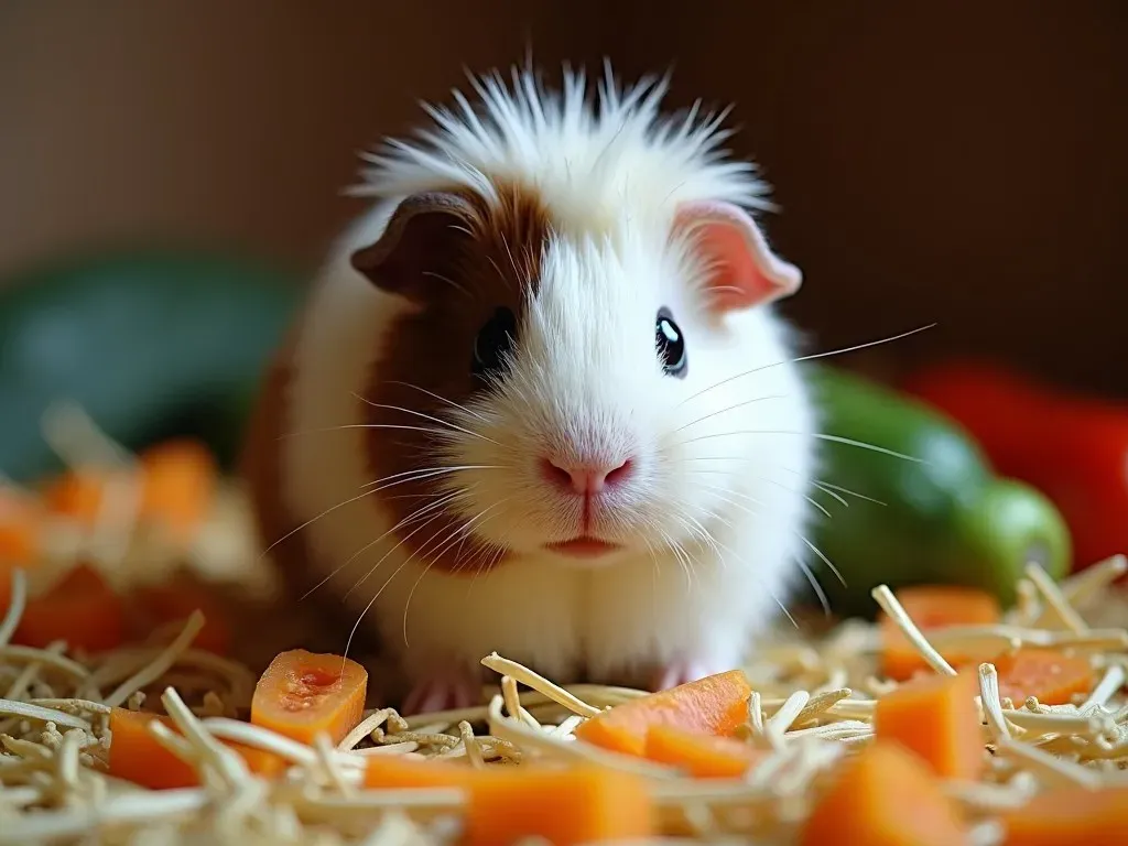 English Crested Meerschweinchen