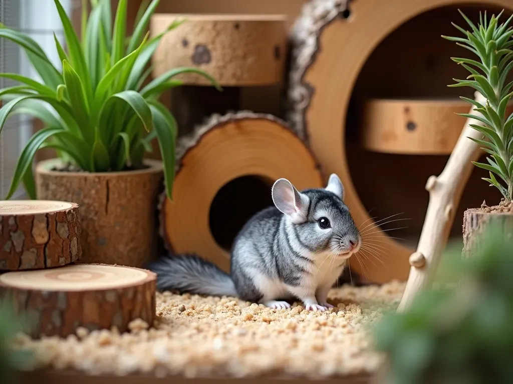 Holzmaterialien für Chinchilla Käfig