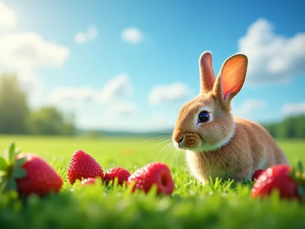 Dürfen Kaninchen Erdbeeren essen? Entdecken Sie die Geheimnisse rund um die Ernährung Ihres Lieblings!