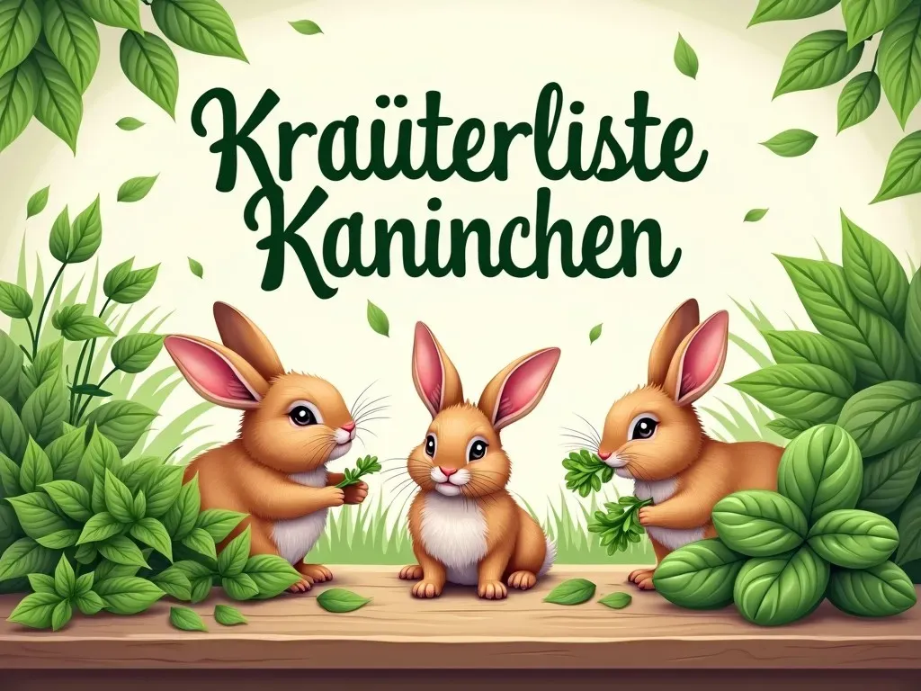 Entdecke die Ultimative Kräuterliste für Kaninchen – Gesunde Ernährung für Ihre kleinen Freunde