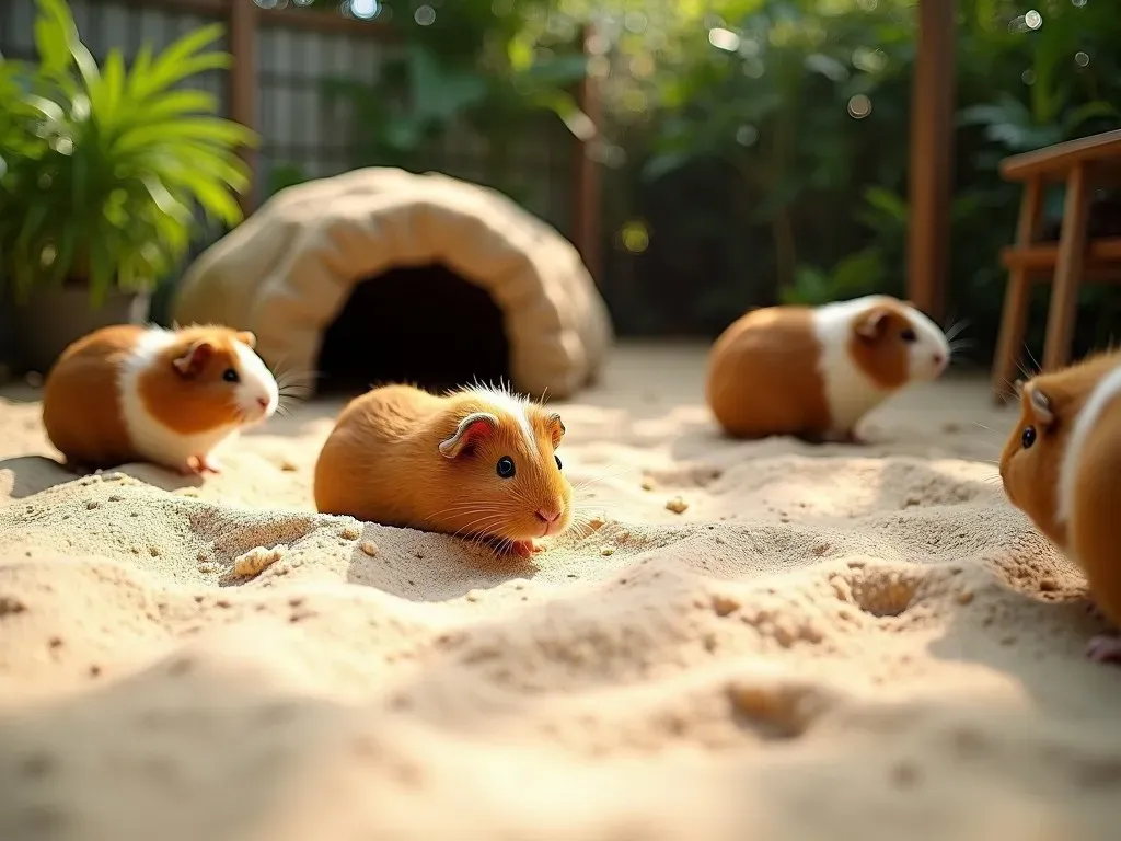 Meerschweinchen_Sand