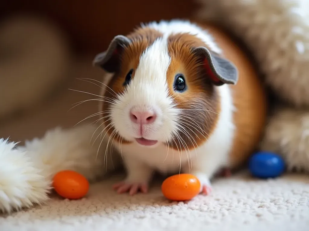 Rosette Meerschweinchen